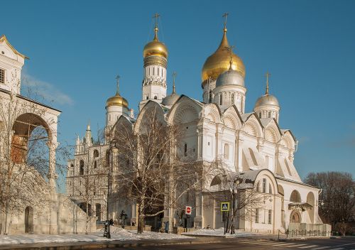 Moscow, Kremlius, Katedra, Ortodoksas, Svogūnėliai