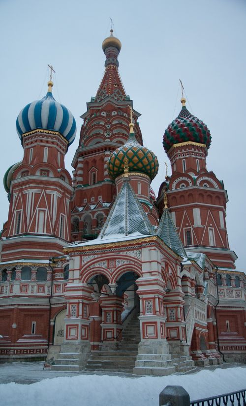 Moscow, Šventasis Baziliko Katedra, Othodoxe, Raudonas Kvadratas