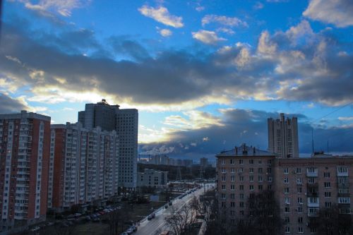Moscow, Mėlynas, Dangus