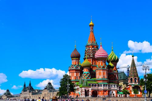 Moscow, St Basile, Raudonas Kvadratas, Bažnyčia, Senas, Paminklas, Mėlynas, Architektūra, Katedra, Saint, Bazilikas, Turizmas, Rusija, Dangus