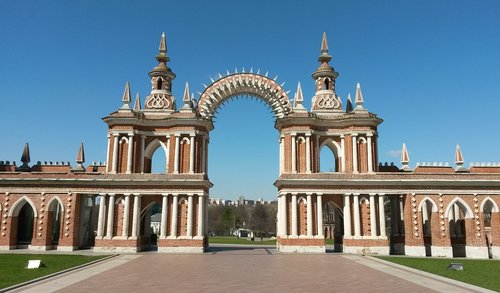 Maskva,  Rusija,  Tsaritsyno,  Rūmai,  Muziejus,  Architektūra