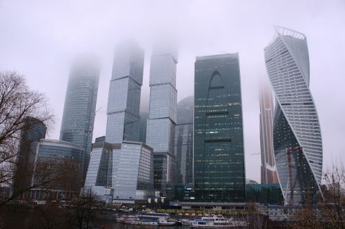 Moscow, Struktūra, Pastatas, Biuro Centras, Dangoraižis, Maskvos Miestas, Bokštas, Rusija