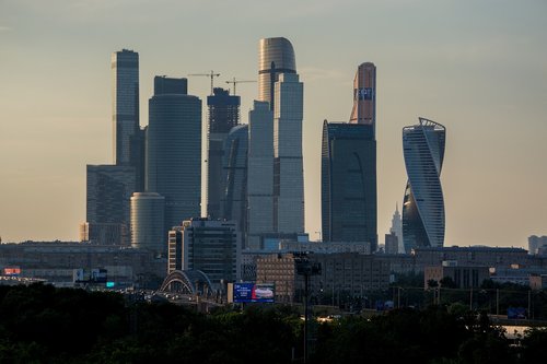 Moscow City,  Lužnikų Stadionas,  Dangoraižis,  Rusija,  Chm2018