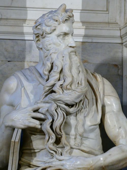 Mozės, Raguotas, Statula, San Pietro Vincoli, Roma, Michelangelo, Kapas, Popiežius Julius Ii, Italy