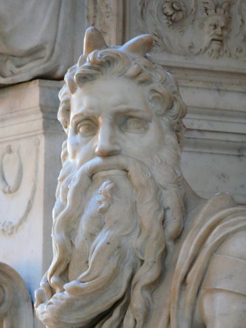Mozės, Raguotas, Statula, San Pietro Vincoli, Roma, Michelangelo, Kapas, Popiežius Julius Ii, Italy