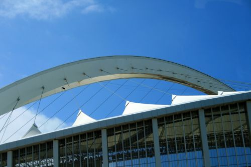 Stadionas,  Pastatas,  Priekinis,  Stiklas,  Struktūra,  Tinklelis,  Architektūra,  Išlenktas,  Mose Mabhida Stadionas,  Durban
