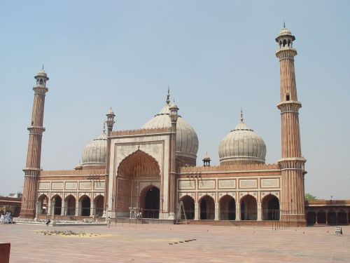 Mečetė, Naujasis Delis, Indija, Jama Masjid, Delhi, Penktadienio Mečetė