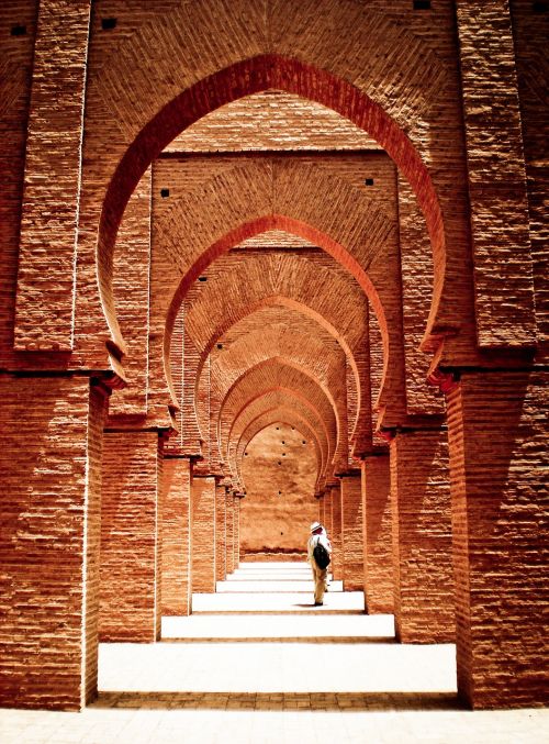 Mečetė, Tinmel, Atlasas, Marokas, Architektūra, Arabiškas, Stule, Kibiras