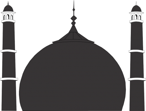 Mečetė, Islamic, Arabiškas, Pastatas, Architektūra, Nemokama Vektorinė Grafika