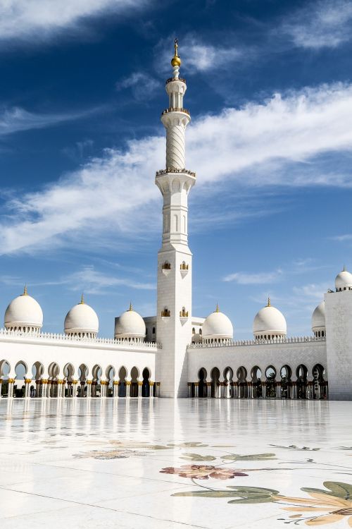 Mečetė, Abu Dabis, Balta Mečetė, Sheikh Zayed Mečetė, Orientuotis, Islamic