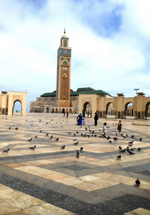 Mečetė, Hassan Ii, Marokas, Maldos Namai, Minaretas, Lankytinos Vietos, Pastatas, Religija