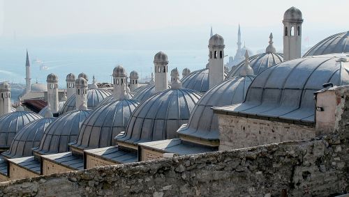 Mečetė, Stogo Dangos, Istanbulas, Turkija, Cami, Masdschid, Religija, Islamas, Musulmonas, Tikėjimas