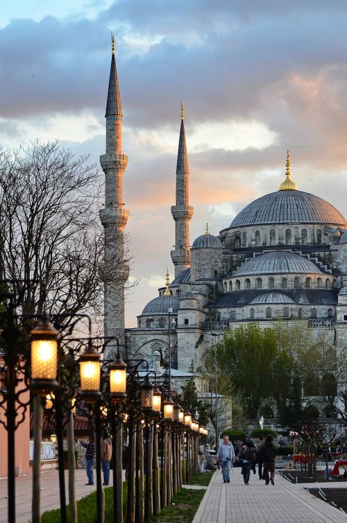 Mečetė, Istanbulas, Islamas, Turkija, Architektūra, Saulėlydis, Miestas