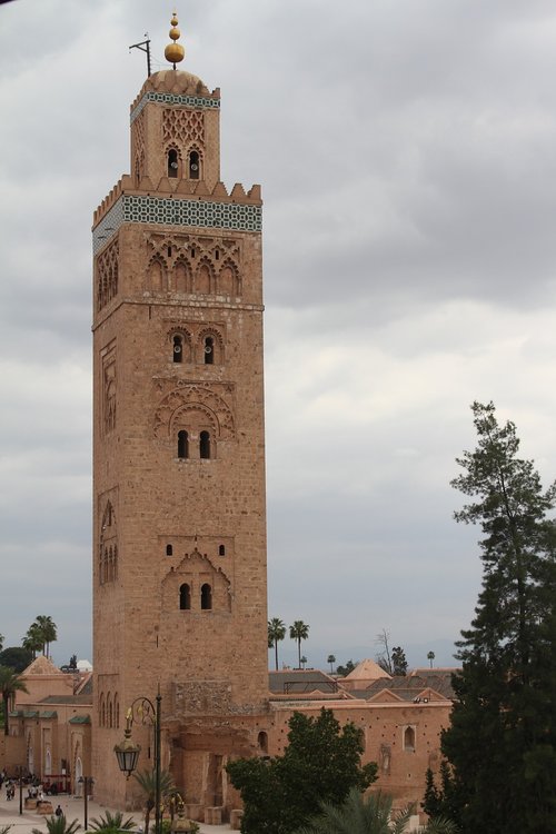 Mečetė,  Marakešas,  Marokas,  Pobūdį,  Miestas,  Nė Vienas Asmuo,  Panoraminis