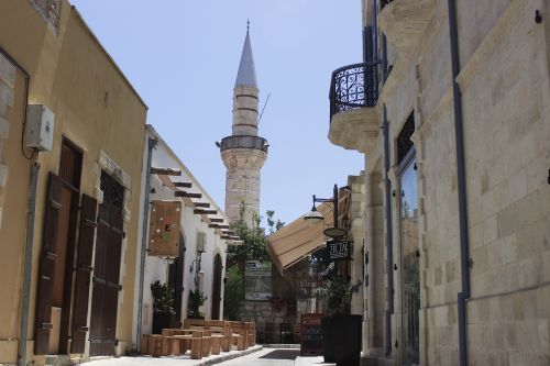 Mečetė, Minaretas, Islamas, Architektūra, Musulmonas, Pastatas, Kipras, Turizmas, Islamic, Tavern, Alėja, Baras