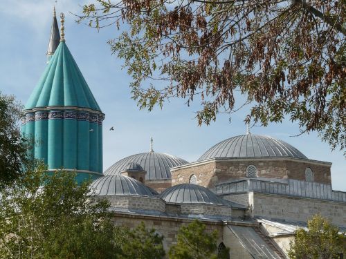 Mečetė, Konya, Mauzoliejus, Mevlana, Jalal Ad Din Rumi, Muziejus, Turkija