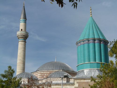 Mečetė, Konya, Mauzoliejus, Mevlana, Jalal Ad Din Rumi, Muziejus, Turkija