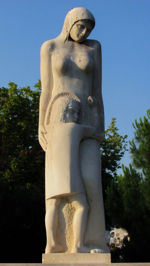 Motina, Statula, Parkas, Skulptūra, Graikija, Volos