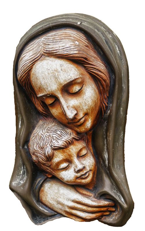 Motina, Vaikas, Motina Ir Vaiku, Motinystės Meilė, Madonna, Šventoji Marija, Figūra