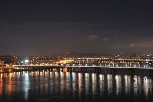 Judesio Tiltas,  Naktinis Vaizdas,  Han Upė,  Seulas