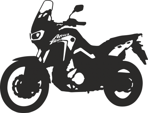 Moto, Motociklas, Honda, Enduro, Cestovni, Nemokama Vektorinė Grafika