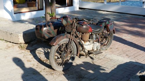 Motociklas, Senas, Nerūdijantis, Verrosted, Turkija