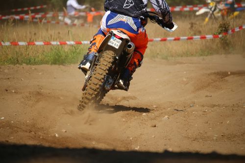 Motokroso, Enduro, Kirsti, Motociklas, Motorsportas, Motokroso Važiavimas, Smėlis, Lenktynės, Lenktynės