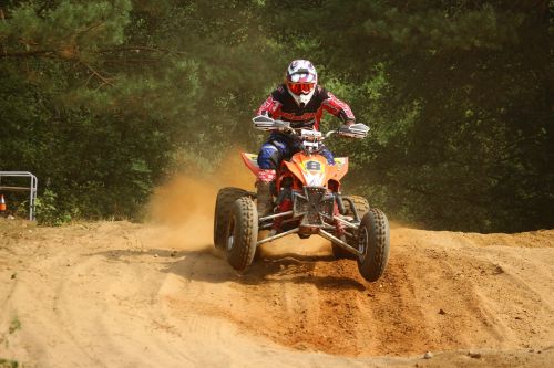 Motokroso, Enduro, Quad, Atv, Kirsti, Motociklas, Lenktynės, Smėlis, Visureigė Transporto Priemonė, Motorsportas