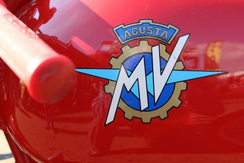Variklis, Motociklas, Mv Agusta, Ispanų, Rezervuaras, Logotipas, Woerden, Veteranentreffen, 2017