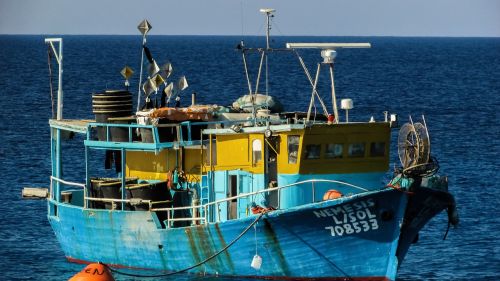 Motorlaivis, Žvejybos Laivas, Žvejyba, Jūra, Kipras