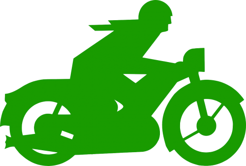 Motociklas, Dviratis, Motociklas, Žalias, Eismas, Transporto Priemonė, Vintage, Senas, Nemokama Vektorinė Grafika