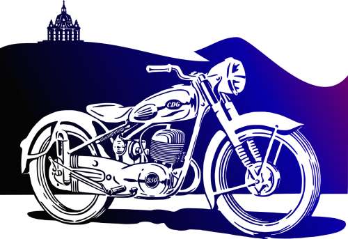 Motociklas, Motociklas, Eismas, Transporto Priemonė, Nemokama Vektorinė Grafika