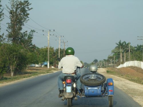 Motociklas, Šoninė Priekaba, Variklis, Transportas, Dviratis, Greitis, Kuba