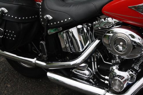 Motociklas, Harley Davidson, Chromo Blizgesys