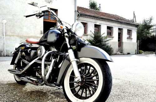 Motociklas, Chromas, Dviračiai, Harley