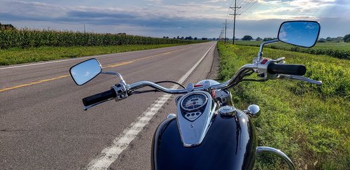 Motociklų,  Kelių,  Dangus Atspindys