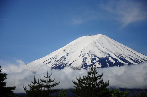 Kalno Fuji, Kraštovaizdis, Fuji, Gamta, Dangus