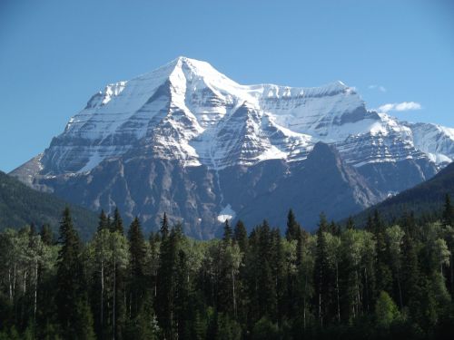 Kalnas Robsonas, Kalnas, Sniegas, Kanada, Sniego Kapitonas