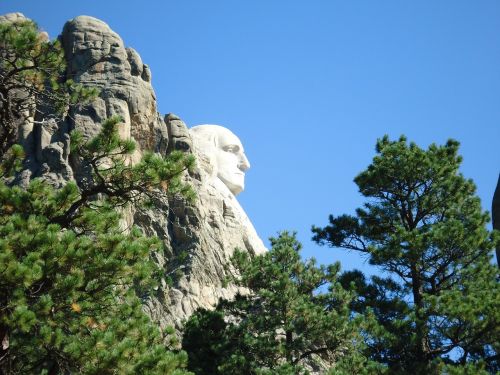 Rašmoro Kalnas, Džordžas Vašingtonas, Kalno Rušmore Nacionalinis Paminklas, Usa, Paminklas, Turistų Atrakcijos, Pietinė Dakota
