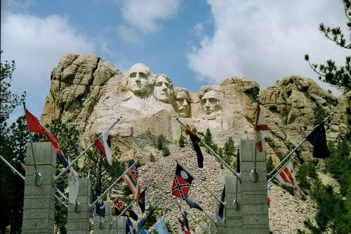 Rašmoro Kalnas, Pietinė Dakota, George Washington Präsidentenköpfe, Abraham Lincoln, Usa, Jungtinės Valstijos, Paminklas