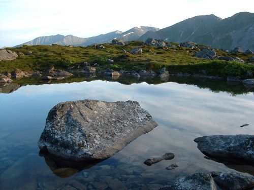 Kalnas, Ežeras, Gamta, Kraštovaizdis, Kalninis Ežeras, Vanduo, Turizmas, Kelionė, Dangus, Peizažas, Vaizdas, Vasara, Atspindys, Vaizdingas, Lauke, Alaska