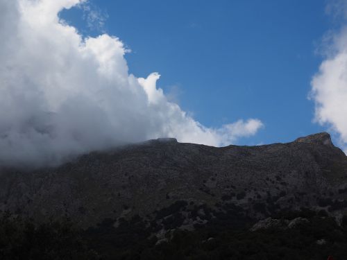 Kalnas, Debesys, Kraštovaizdis, Puig Major, Maljorka