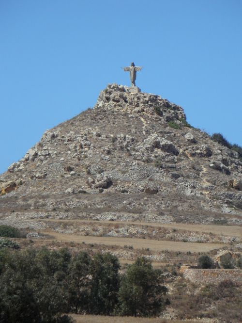 Kalnas, Statula, Aukščiausiojo Lygio Susitikimas, Jėzus, Gozo, Krikščionybė, Tikėk, Kirsti