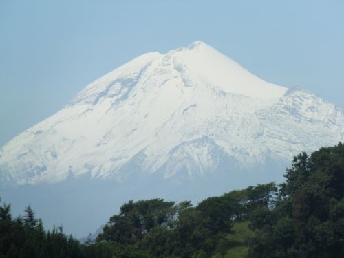 Kalnas, Sniegas, Pico De Orizaba, Meksika, Vulkanas, Nevado, Alpinizmas, Snieguotas Kalnas