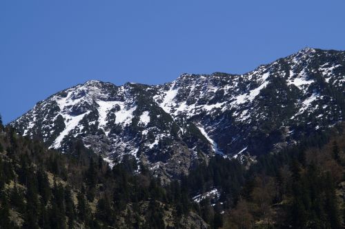 Kalnas, Pavasaris, Alpių, Gamta, Sniego Grotelės, Kraštovaizdis