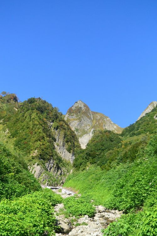 Kalnas, Alpinizmas, Mt Amakazari, Žygiai, Japonija, Dangus, Natūralus, Vasara
