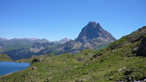 Kalnas, Pyrénées, France, Ežeras, Kraštovaizdis, Aukštas Kalnas, Žygiai, Dangus, Nacionalinis Parkas, Takas, Vasara