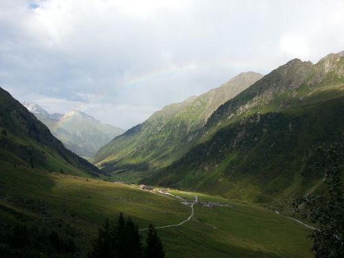 Kalnas, Slėnis, Kraštovaizdis, Tyrol, Eglės, Gamta