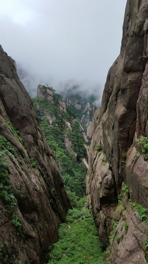 Kalnas, Huangshanas, Kraštovaizdis