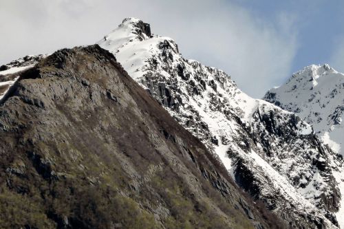 Kalnas, Sniegas, Žiema, Gamta, Norvegija